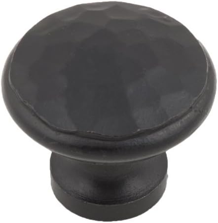30mm Black Cast Iron Cupboard Door Knob Furniture Drawer Cabinet Kitchen Door