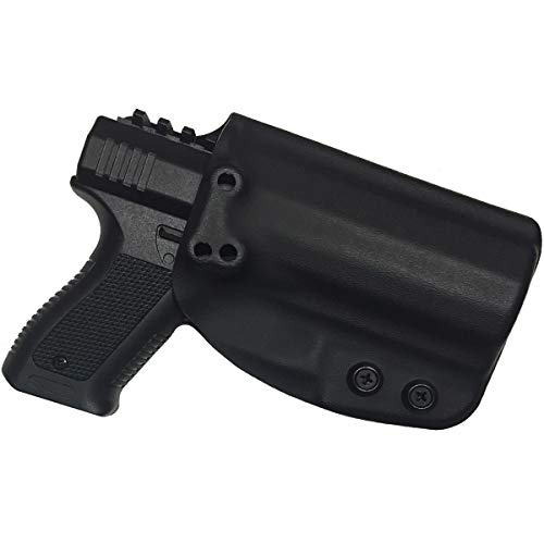 Elite Force Holsters: Mace Pepper Gun 2.0 Pepper Spray Gun Holster 'Audible Click' IWB & OWB - BLACK - RIGHT HAND