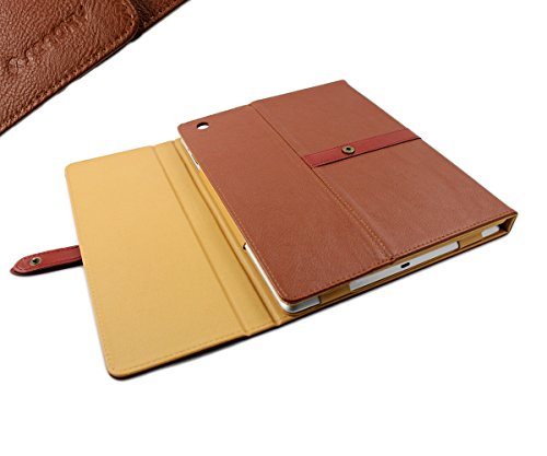 SANOXY Folio Buckle Belt Style PU Leather Case Cover Stand with Auto Sleep/Wake Feature for iPad 2/3/4 (Brown)
