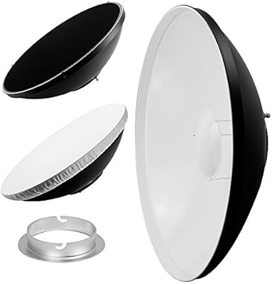 White- 55cm, Fitting- Elinchrom PIXAPRO 55cm White Beauty ...