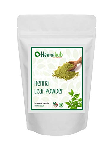 HENNAHUB Natural Henna Leaves Powder/Mehandi (500gm) for Hair and Hand (Rajasthani henna) 1 HENNAHUB Natural Henna Leaves Powder/Mehandi (500gm) for Hair and Hand (Rajasthani henna)