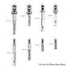 NOUVCOO 16Pcs Power Hand Tools,Nut Driver Power Drills Impact Socket Bit Hex Adapter Extension set Socket Wrench Adapter Set Impact Hex Shank Drill Bits 1/4