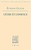 L'Etre Et l'Essence (Bibliotheque Des Textes Philosophiques) (French Edition) by 