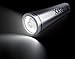 Foxx Mini 2600mah Lipstick-sized High Capacity Portable Charger External Battery Power Bank With Built In LED Flashlight (Silver)