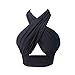 ROPALIA Womens Sexy Bodycon Tank Cross Bandage Bra Vest Corselet Nightclub Tops