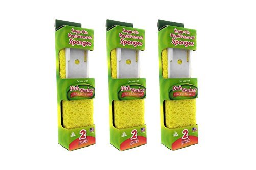 Arrow Plastic Dishwasher Replacement Sponge #00008 (Pack of 3) Arrow Plastic Dishwasher Replacement Sponge #00008 (Pack of 3)