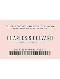 Charles & Colvard Colvard - Colgante de oro blanco de 14 quilates con diseño de moissanita