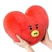 BT21 Official Merchandise by Line Friends - TATA Decorative Throw Pillows Cushion, 11 Inch