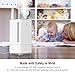 TaoTronics Top Fill Humidifiers, Cool Mist Aromatherapy Oil Humidifier for Home Bedroom, Filterless, Easy Clean, Auto Shut Off-(5L/1.32 Gallon, 100-240V)