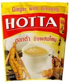 Hotta Instant Ginger with Ginseng 15g. Pack 10sachet by Hotta