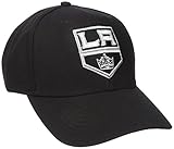 NHL Los Angeles Kings Basics Structured Adjustable Cap, One Size, Black