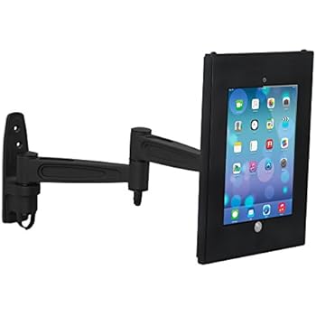 Mount-It! Swing Arm iPad Wall Mount | Articulating iPad Locking Stand | Secure Tablet Kiosk Wall Mount for iPad 9.7, iPad Air, iPad Pro 9.7 (MI-3774)