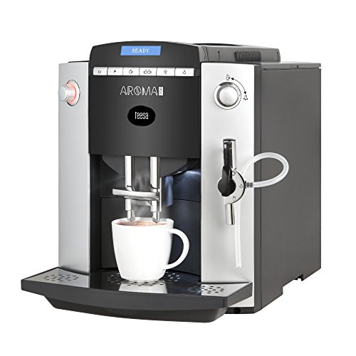 TEESA AROMA 700 Kaffeevollautomat mit Mahlwerk TSA4001, 1.9 Liter silber/schwarz – Bild 3