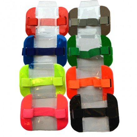 Pac Supplies Security Armband/Skipass/Badge Holder/Security Guard Id Pass (HI VIZ Green)