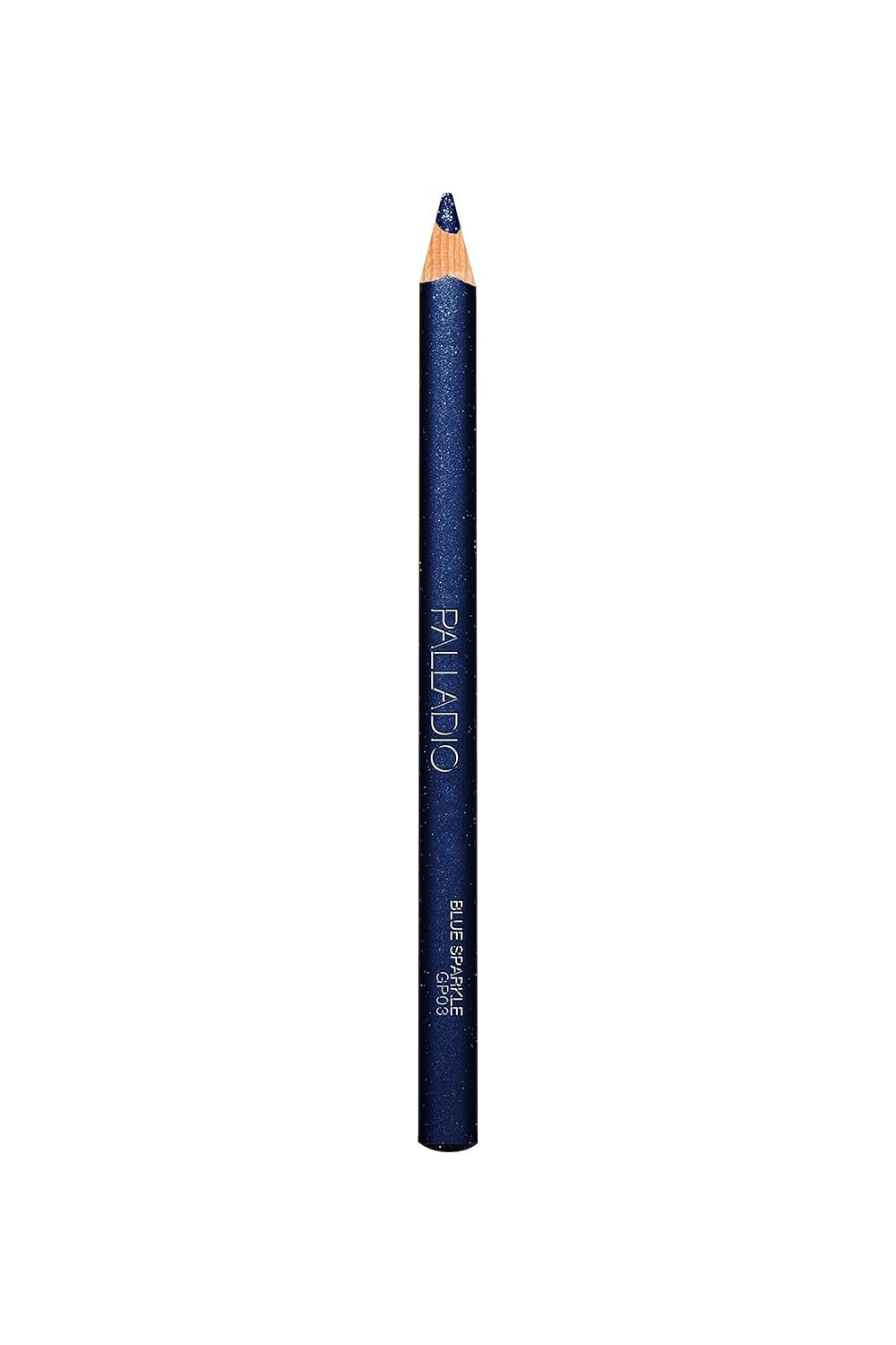 Palladio Glitter Eyeliner Pencil, Longlasting Creamy Cosmetic, Shimmer Eye Liner, Buttery Smooth Tip, Professional Makeup Glittery Pencil, Sharpenable, Blue Sparkle