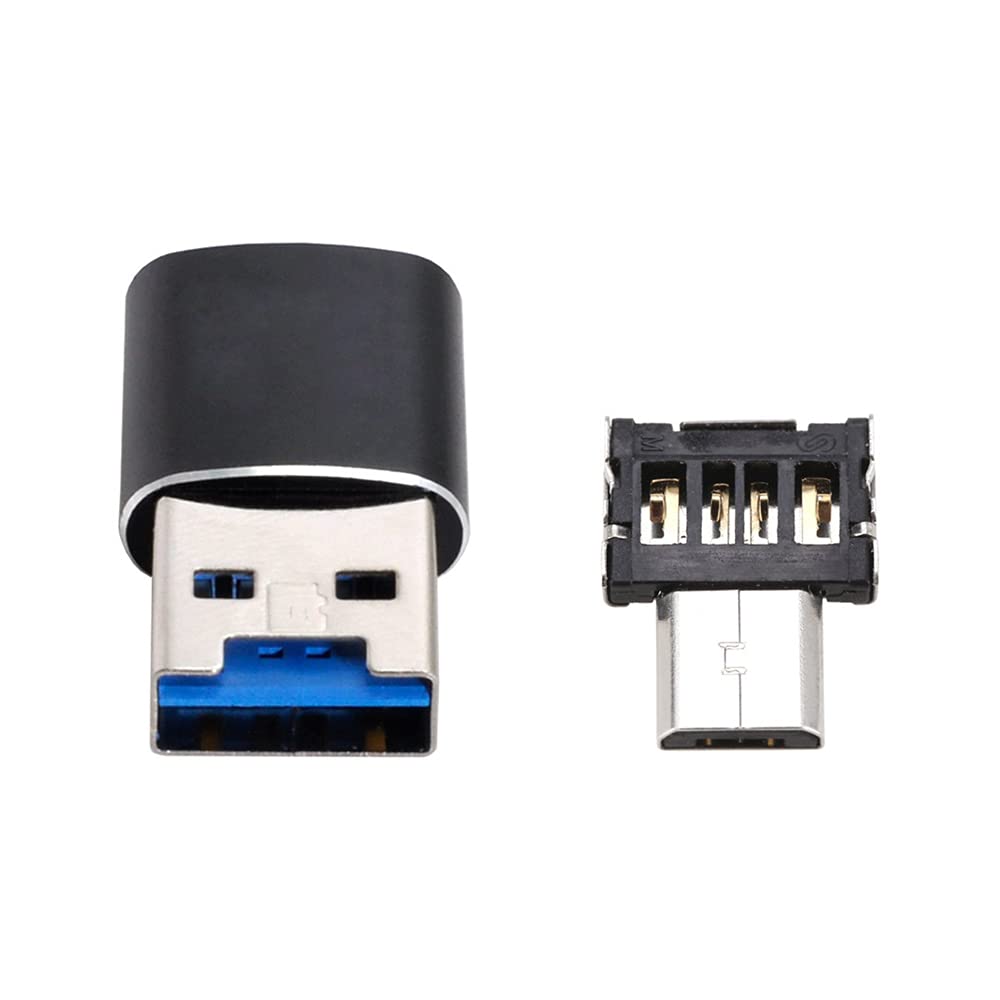 NFHK USB 3.0 to Micro SD SDXC TF Card Reader with Micro USB 5pin OTG Adapter for Tablet/Cell Phone