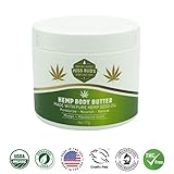 Miss Bud's Hemp Body Butter Moisturize & Nourish Skin Made from Pure Hemp Seed Oil