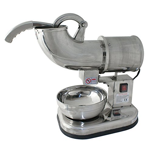 440lb/hr Dual Stainless Steel Blade Countertop Electric Ice Shaver/Crusher - Thumbnail 2