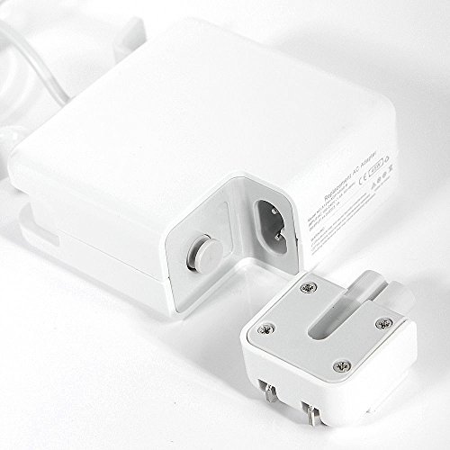 T-tip Ac Adapter 5 Pin 45w Ac Power Charger Adapter for Macbook Air A1244 A1237 A1369 A1370 A1374 with Cord White