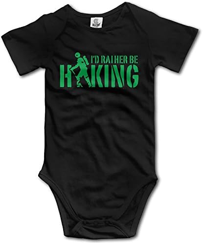 Newborn Clothes I'd Rather Be Hiking Sport Baby Onesie