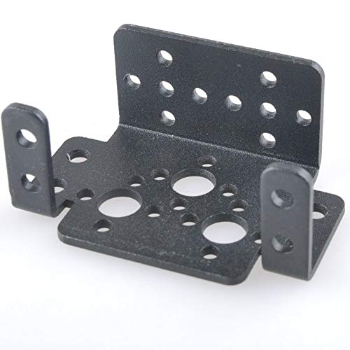 WINGONEER 2Pcs Aluminum Multifunction Servo Bracket Steering Head Robot Manipulator for MG995 MG996R S3003