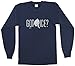 Threadrock Big Boys' Got Ice? Youth Long Sleeve T-Shirt XL Navy