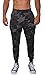YoungLA French Terry Cotton Sweatpants Jogger Pants Camouflage Black Medium