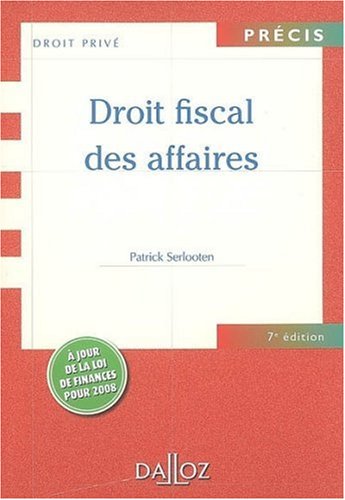 Droit fiscal des affaires