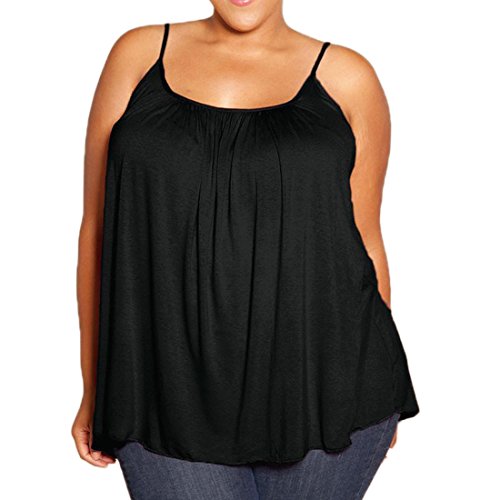 7th Element Womens Plus Size Cami Basic Camisole Tank Top