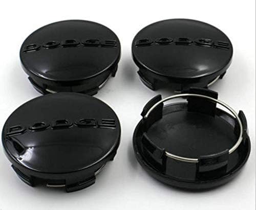 SXhhqhsm 4 Pcs 2.5 inches in Diameter Wheel Center Center Caps Hub caps Cap for Dodge(Retrofit Kit (Black)