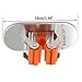 Sumnacon Mop Broom Holder Organizer, 2 Pcs 3M Self Adhesive Wall Mounted Mop Hooks Broom Hanger Holder with Spring Clip Design Bath Mounted Home Tools/Kitchen Organizer Rack(Oval)