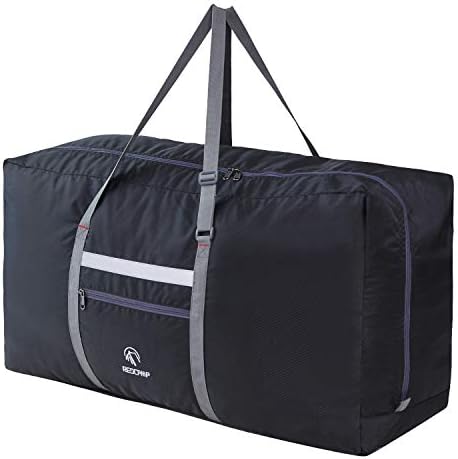 REDCAMP 100L Foldable Extra Large Duffle Bag 31 Inch, Lightweight Travel Duffel Bag with Adjustable Strap for Men Women, Black/Dark Blue/Red 1 REDCAMP 100L Foldable Extra Large Duffle Bag 31 Inch, Lightweight Travel Duffel Bag with Adjustable Strap for Men Women, Black/Dark Blue/Red