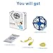 Remoukia Hand Operated Drones Toys for Kids or Adults - Mini Drones Hand Controlled Flying Ball Drone for Boys and Girls Motion Sensor Helicopter Gift (Blue)