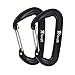 Favofit 12KN Heavy Duty Aluminium Carabiner Clips (Weight limit: 2697 lbs each)