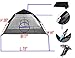RORAIMA Outdoor use Instant Portable Cat Tent or Habitat with Rain Fly and Two Entrance for Indoor Cats, Air Ventilate Mesh Fabric, Size 75
