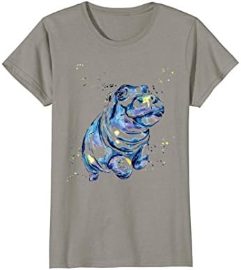 Womens Team Fiona, The Hippo Cute Preemie Baby Hippo Fiona Shirt Small Slate