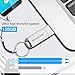 SAWAKE USB C Flash Drive, 128GB USB 3.0 Type C Thumb Drive, Waterproof Dual Drive Memory Stick with Keychain for Android Smartphone New MacBook