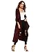 Verdusa Women's Long Sleeve Wrap Trench Coat Belted Lightweight Duster Coat