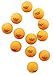 MAPOL 50- Pack Orange 3-Star Premium Ping Pong Balls Advanced Training Table Tennis Ball