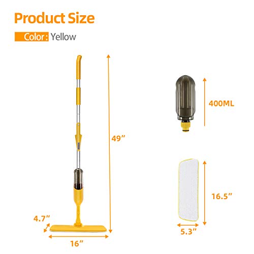 Professional-Microfiber-Spray-Mop-for-Wooden-Floor-Cleaning-with-2-Washable-Mop-Pads-DryWet-for-Kitchen-Household-Mopping-Hardwood-Tile-Floor