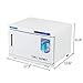 2 in 1 UV & Heating 16L Towel Tool Sterilizer Warmer Cabinet Spa Facial Disinfection Salon Beauty (16L)