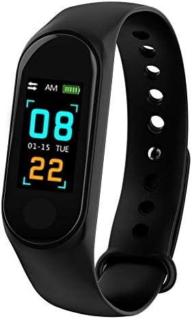 TECHPOOL Smart Fitness Band 3 Activity Tracker, Bluetooth 4.2, Fitband with OLED Heart Rate Monitor, Health Activity, Pedometer Smart Bracelet Wristband for All Android and iOS Smartphones