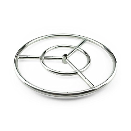 Fire Ring Burner for Fire Pits and Fireplaces 12 Inch, Stainless Steel Burner Pricepulse