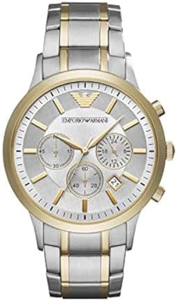 Emporio Armani Men Grey Dial Stainless Steel Band Watch Ar11076, Quartz ...