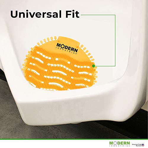 Urinal Screen & Deodorizer (10Pack) by Modern Industrial Fits Most Top Urinal Brands at