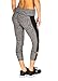 RBX Active Women's Strappy Braided Ankle Capris Black/Grey L