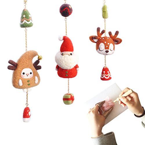 4 Needle+Felting+Roving+Materials+Gray+100g