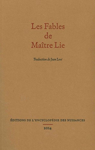 Les  fables de maître Lie