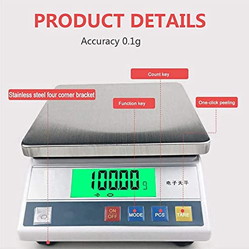 Lab Scale Analytical Electronic Balance, 3kg/5kg/6kg/7.5kg/10kg X 0.1g ...