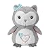 Lambs & Ivy Sweet Owl Dreams Gray/White Plush Stuffed Animal Toy - Sugar Cookie